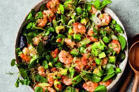 Hairy bikers' quinoa, prawn and mango salad is a healthy option for lunch or dinner. Recipes Hairy Bikers