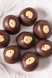 Easy 4 Ingredient Buckeye Peanut Butter Balls Flour On My Fingers Recipe In 2020 Easy Candy Recipes Buckeyes Recipe Easy Peanut Butter