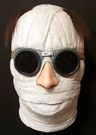 Invisible Man Claude Rains head prop mask bust