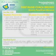 Masuk angin merupakan suatu masalah kesehatan yang terjadi ketika tubuh terlalu lelah, capek atau terserang cuaca yang ekstrim sehingga memicu reaksi flu, demam atau batuk pada tubuh penderita. Pantauan Brunei Darussalam Meteorological Department Facebook