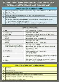 Tarikh rasmi borang maktab perguruan tahun 2021 di buka serta panduan membuat permohonan secara online program ijazah sarjana muda perguruan di institut pendidikan guru (ipg). Permohonan Guru Ganti Sekolah Rendah Menengah 2019 Igatme