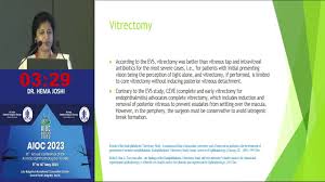 AIOC2023 GP157 topic Dr Hema Joshi Endophthalmitis Current Management