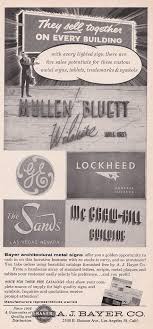 A.J. Bayer Co. Architectural Letters Ad 1960