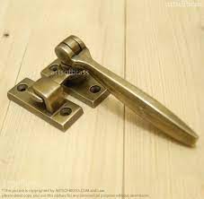 Free delivery on orders over £45 Vintage Solid Brass Door Latch Lock Handle Safe Fast Gate Door Lock