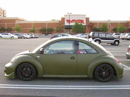 Army Green Battle Bug New Beetle Volkswagen New Beetle Volkswagen