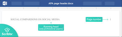 Both google docs and word have these features available. Apa Running Head Example Instructions For Word Docs