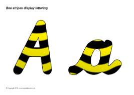 Alphabet printable flashcard vector with letter b. Bee Themed Classroom Printables Sparklebox