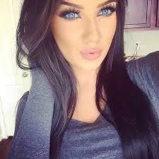 Image Via We Heart It Eyebrows Eyeliner Eyes Girl Hair Lipstick Makeup Women Peinado Y Maquillaje Belleza Mujer Cabello Y Belleza