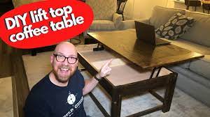 I finished the table with one coat of boiled linseed oil to bring out the beauty and 4. Diy Lift Top Coffee Table Cut List Assembly Modern Farmhouse Breadboard Ends Youtube