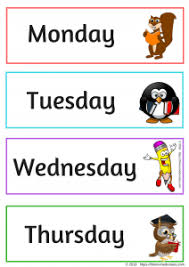 Check spelling or type a new query. Days Of The Week Flashcards Poster And Activities The Mum Educates