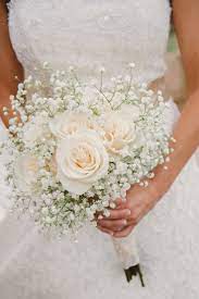 Wedding bouquets simple and white/ivory. Pin On Wedding Flowers Bouquets