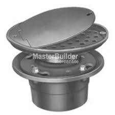 Zurn Z315 Vandal Proof Access Drain W Hinged Solid Locking Cover Hinges Iron Body Polished Nickel