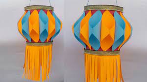 Diwali Christmas Decoration Idea Paper Lantern Lantern For Diwali Paper Craft Hma 213 Yout Diy Diwali Lanterns Diy Diwali Decorations Diwali Craft