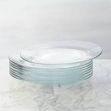 Plastic bumper for table glass top,rubber bumper pads,glass table top suction pad.50 count. Moderno Glass Dinner Plates Set Of Eight Reviews Crate And Barrel In 2021 Clear Glass Plates Glass Dinnerware Glass Plates