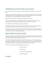 Suction line filter driers are available to help clean the refrigerant before it enters the compressor. Compressed Air Pipe Sizing Calculation Pipe Fluid Conveyance Atmosphere Of Earth