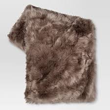 Check spelling or type a new query. Amazon Com Threshold Faux Fur Throw Blanket Sable Brown 50 X 60 Kitchen Dining