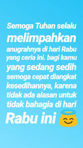 Sep 03, 2020 · posted in zikir tagged agar doa terkabul rumaysho, alamat orang meninggal hari rabu, amalan hari rabu, amalan hari selasa, amalan hari senin, amalan lahir hari rabu, amalan lahir hari senin, assalamualaikum hari selasa, ayat kursi, bacaan doa hari rabu, bacaan dzikir setiap hari senin sampai minggu, bacaan tasbih dari senin sampai minggu. Doa Hari Rabu Islami Nusagates