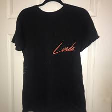 A c#m all of our heroes fading a e b a now i can't stand to be alone. Tops Lorde Perfect Places Shirt Poshmark