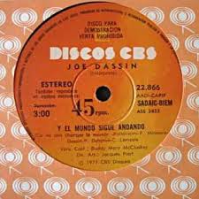 Blue Country La Discographie De Joe Dassin 45 Rpm Cbs 22 866 Promo 1977 Y El Mundo Sigu Joe Dassin 45 Rpm Cbs