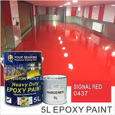 Pembayaran mudah, pengiriman cepat & bisa cicil 0%. 5litre Signal Red 0437 Paint Epoxy Floor Paint Coating Four Seasons 5l Cat Lantai Simen Epoxy Shopee Malaysia