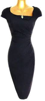 Gorgeous L K Bennett Black Davina Wiggle Pencil Ruched Midi Dress Uk 8 Us 4 Fashion Clothing Shoes Acce Midi Dresses Uk Ruched Midi Dress Midi Dress Casual