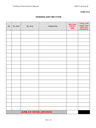 Ketua eksekutif/ketua pengarah, lembaga hasil dalam negeri, bahagian duti setem, jabatan teknikal, tingkat 11. Kew Ps 4 Senarai Daftar Stok Docx