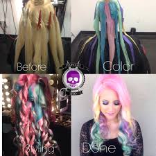 How To Pastel Rainbow Hair Styles Rainbow Hair Color Pastel Rainbow Hair