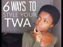 6 Cute Ways To Style Your Natural Twa 3c 4a 4b 4c Friendly Video Black Hair Information Twa Hairstyles 4c Hair Natural Hair Styles Natural Hair Twa
