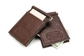 The card slots are lined with twill, making it easy to insert and remove cards. Leather Money Clip Card Holder Best Money Clip Buffalo Billfold Co