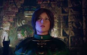Tanya croft‏ @tanya_croft mar 11. Wallpaper Lara Croft Brown Eyes Hair Long Green Dress Screenshot Shadow Of The Tomb Raider Fresco Adventure Game Images For Desktop Section Igry Download