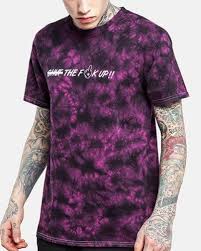 Black And Purple Tie Dye Black And Purple Tie Dye T Shirt For Men Short Sleeve Hip Hop T Shirts Tie Dye T Shirts Mens Tshirts Womens Shirts