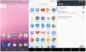 Leak Android Nougat Launcher Axes The App Drawer Icon Nexus Phone Google Nexus Nexus