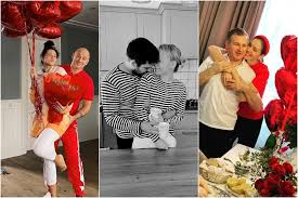 Українська телеведуча катя осадча поділилася радісною новиною. Love Around Yak Nastya Kamenskih Katya Osadcha Santa Dimopulos Vidsvyatkuvali Den Zakohanih Insider Ua