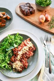 Grilled Striploin Steaks With Butter And Dijon Sauce Maillard Recipe In 2020 Striploin Steak Recipes Steak