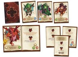 Designer Diary The Big Book Of Madness Or Through Designing Vagaries And Multiple Themes Boardgamegeek News Game Card Design Card Art Artist Card