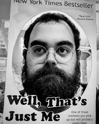 For Halloween in the office I dressed up as a memoir book cover.