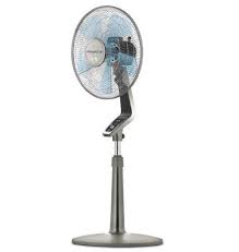 Rowenta Vu5551 Turbo Silence Oscillating 16 Inch Stand Fan Powerful And Quiet With Remote Control 4 Speed Silver Stand Fan Oscillating Fans Pedestal Fan