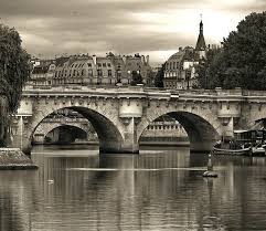 Le Pont Neuf Dark Sepia Paris Pictures Paris France