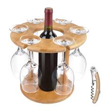 You have some scrap wood (timber) and you want to make something cool? Wine Glass Drying Rack And Bottle Holder Wooden Wine Storage Glasses Hook Stand Organizer Tray With A Free Wooden Corkscrew Opener Buy Online In Montenegro At Montenegro Desertcart Com Productid 47443287