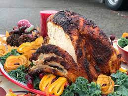 Turkey, sauce, padding, potatoes, veggies, and also pie. Albertsons Customers Donate 2 616 Full Turkey Dinners To Idahoans In Need The Idaho Foodbank