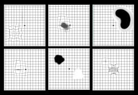 what does macular degeneration look like on an amsler grid