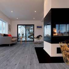 Browse modern living room decorating ideas and furniture layouts. Grey Hardwood Floors In Interior Design And Cool Color Combinations