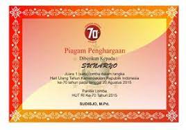 Garis besar format piagam penghargaan lomba. Contoh Piagam Penghargaan Acara Lomba 17 Agustus Berita Hari Ini Djawanews Com