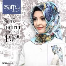 Hijab Esarp Panosundaki Pin
