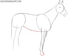 How to draw a horse head? How To Draw A Horse Easy Drawing Art