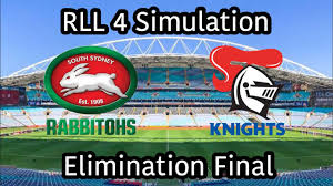 The nrl action continues tonight with the match between the south sydney rabbitohs and newcastle knights, coming to you from bankwest stadium. Nrl Finals Week 1 Rabbitohs Vs Knights Rll 4 Simulation Youtube