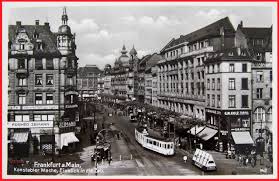 Frankfurt A M Konstablerwache Mit Blick In Die Zeil 1935 Hauptpost Frankfurt Am Main Frankfurt Street View