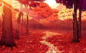 29 Fall Wallpaper Anime Drawing Artwork Fall Leaves Sunlight Forest Red Anime Download Fall Aesthet Anime Scenery Anime Background Anime Scenery Wallpaper