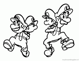You can use the traditional game colors for the characters, or encourage them to color their mario coloring pages iin new ways. Mario And Luigi Coloring Page Coloring Home