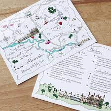 Wedding Or Party Illustrated Map Invitation Map Wedding Invitation Wedding Map Map Invitation